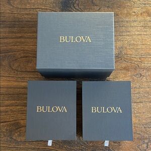 3 Original Bulova Boxes Watch - Boxes only!